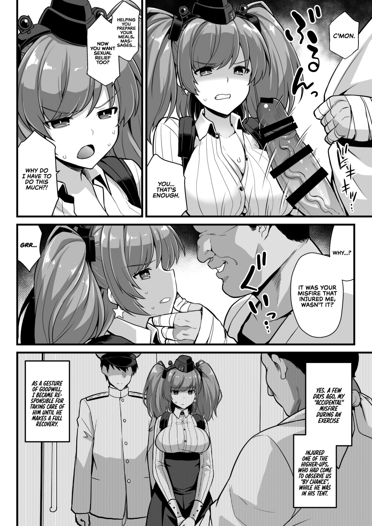 Hentai Manga Comic-The Night Before the Shipgirl's New Post - Atlanta's Voluntary Breast and Sexual Service-Read-3